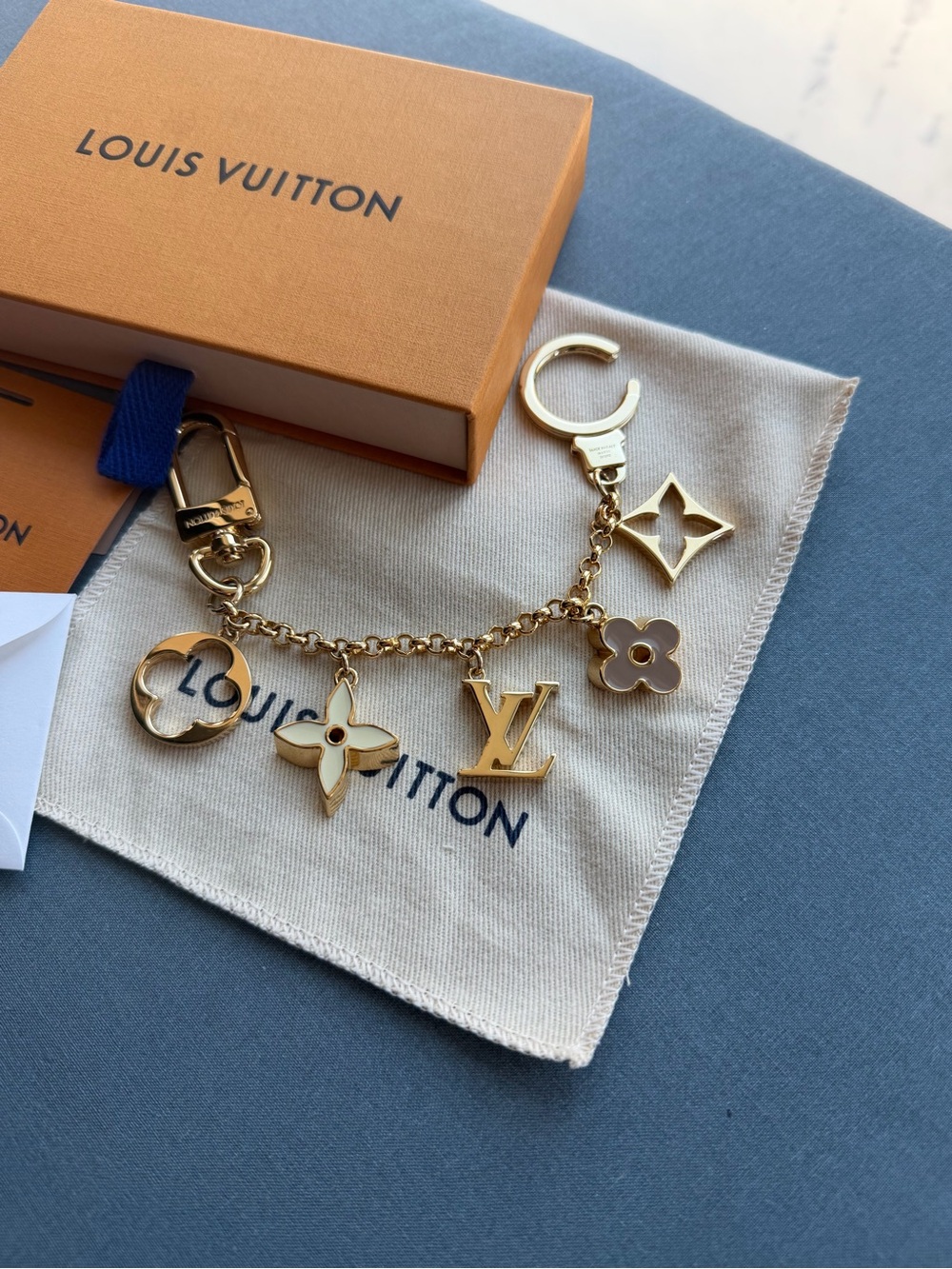 Louis Vuitton Fleur de Monogram Bag Charm Chaim - Picture 2 of 8